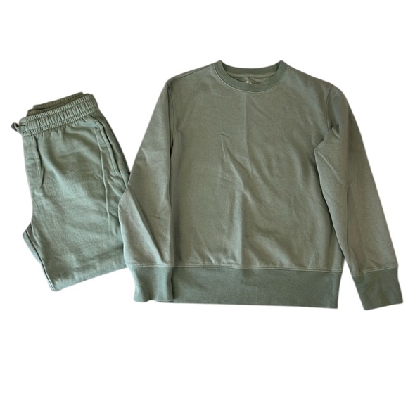 Athletic Works Light Green Sweatsuit, Size L (10-12) - Picture 1 of 7